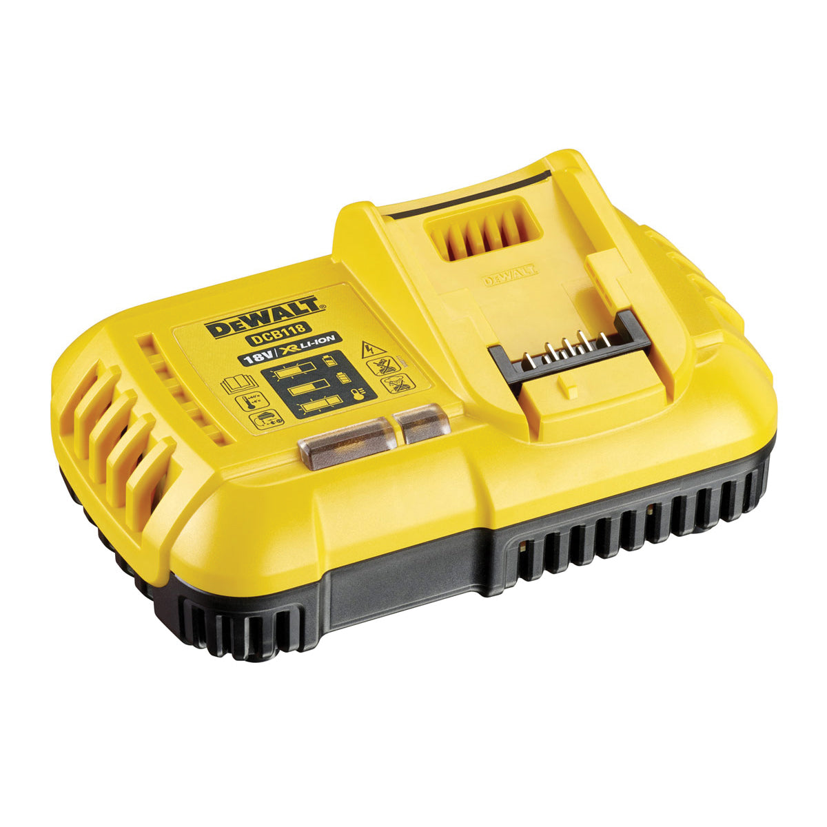 KIT de 2 batteries haute puissance XR 54V/18V FLEXVOLT 6Ah + chargeur de batterie - DeWALT - DCB118T2-QW KIT de 2 batteries haute puissance XR 54V/18V FLEXVOLT 6Ah + chargeur de batterie - DeWALT - DCB118T2-QW